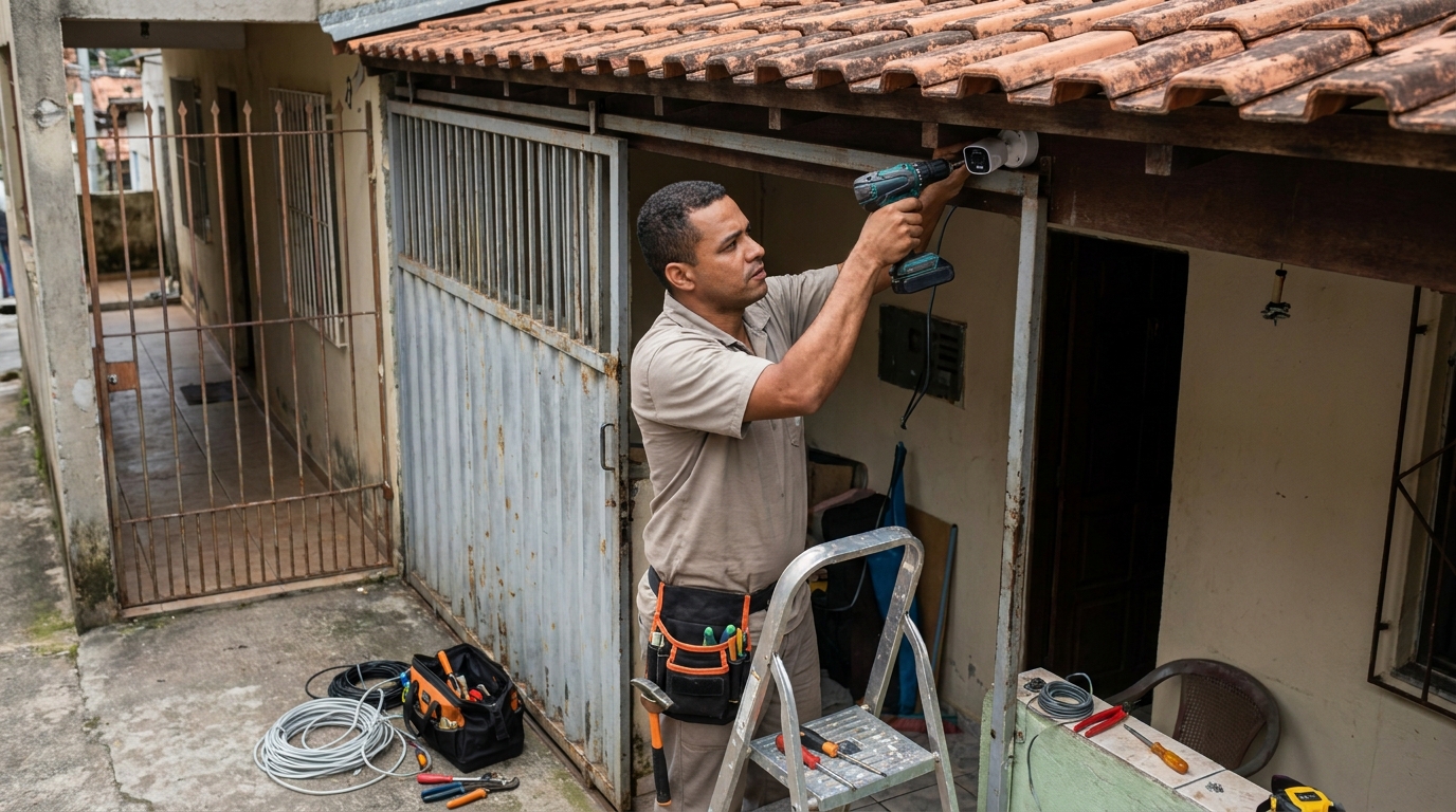 Instalação de Câmeras de Segurança perto de mim em Botucatu‑SP