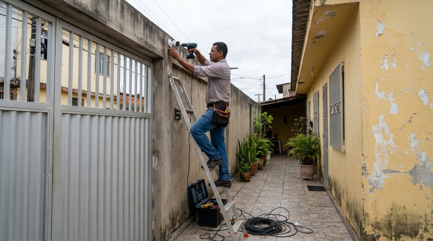 Instalacao de cameras de seguranca profissional em Botucatu‑SP