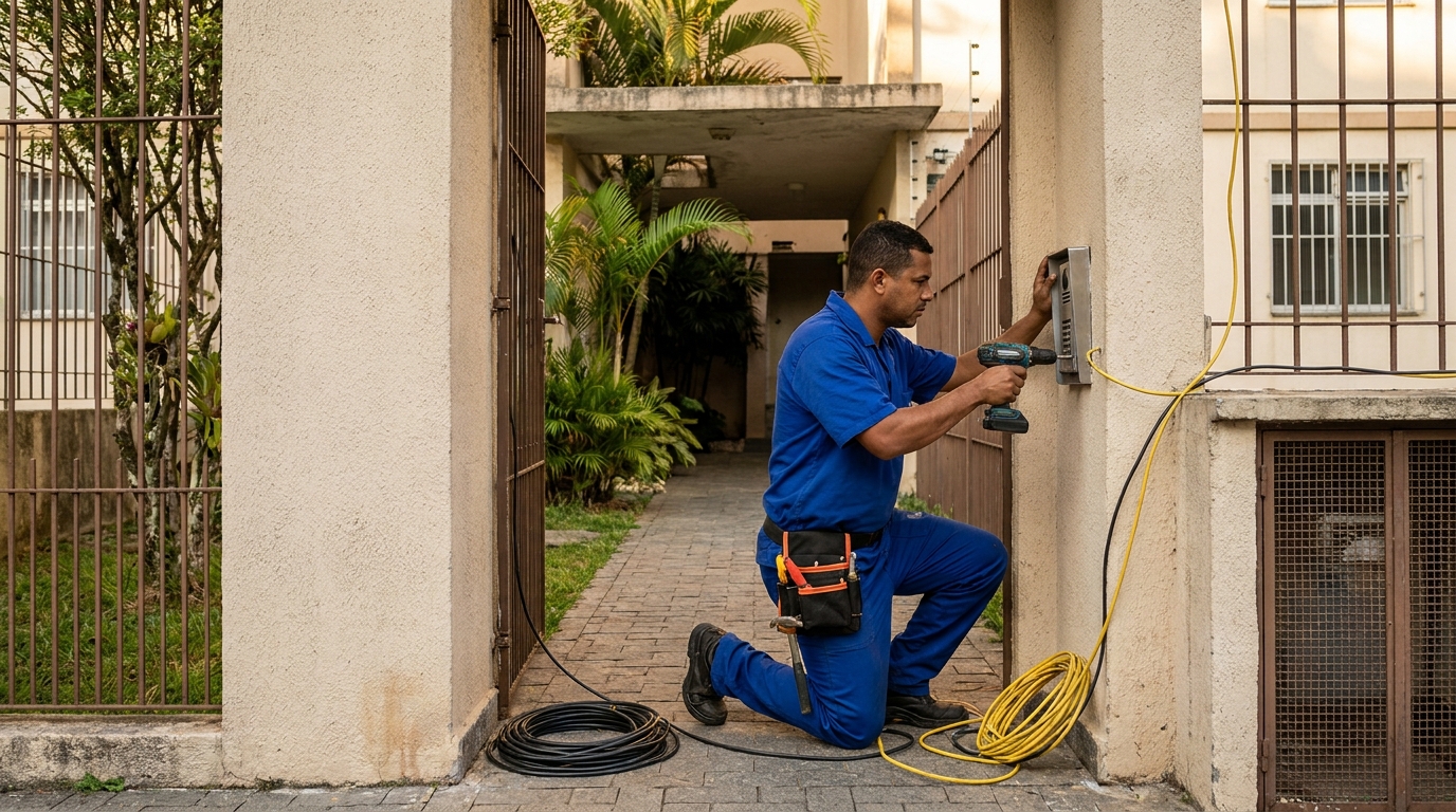 Instalacao de interfone profissional em Botucatu‑SP