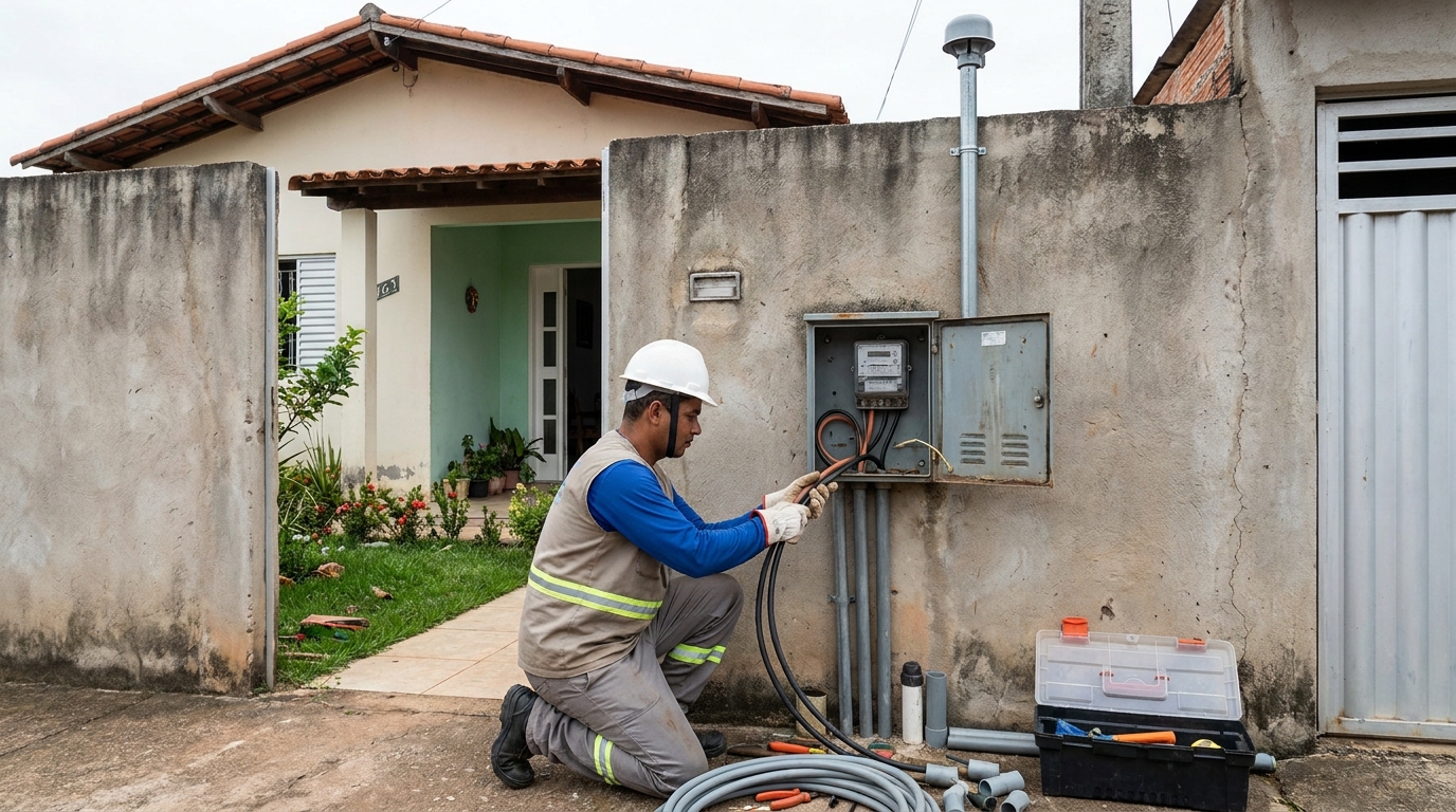 Instalação de Padrão de Energia perto de mim em Botucatu‑SP